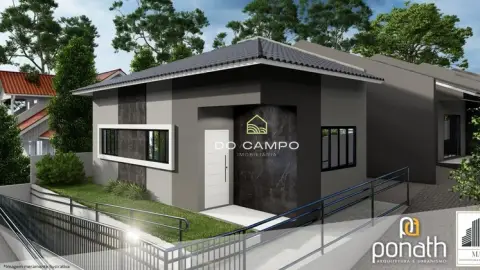 Casa com 2 quartos no Centro