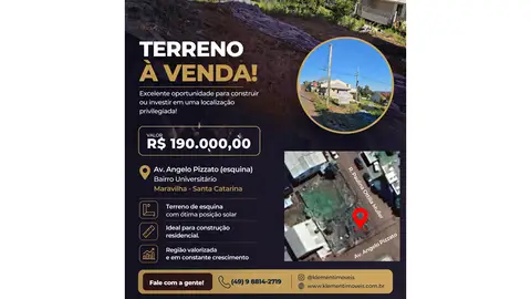 Lote urbano no Universitário