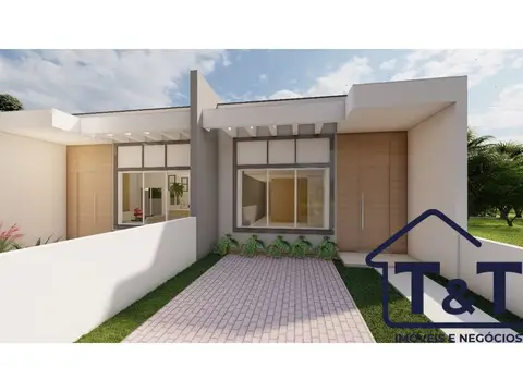 Casa Geminada com 2 quartos no Loteamento Estrela
