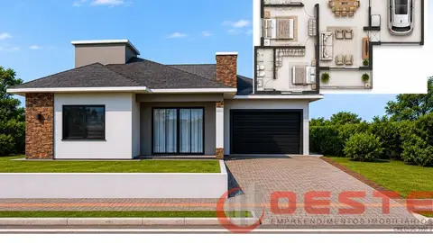 Casa com 2 quartos no Morada do Sol