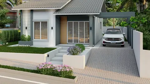 Casa para Venda, Maravilha / SC, bairro Loteamento Colina Verde, 3 dormitórios, 1 banheiro, área construída 77,49 m², terreno 338 m²