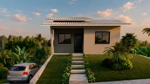 Casa para Venda, Maravilha / SC, bairro Loteamento Colina Verde, área construída 55 m², terreno 354,24 m²